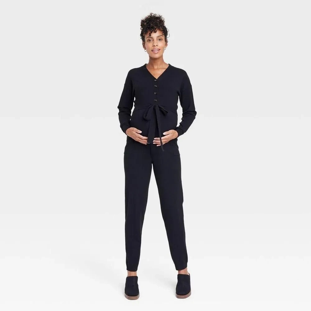 AS.‎ Nursing Maternity And Beyond Jumpsuit - by Ingrid & Isabel - Black XXL